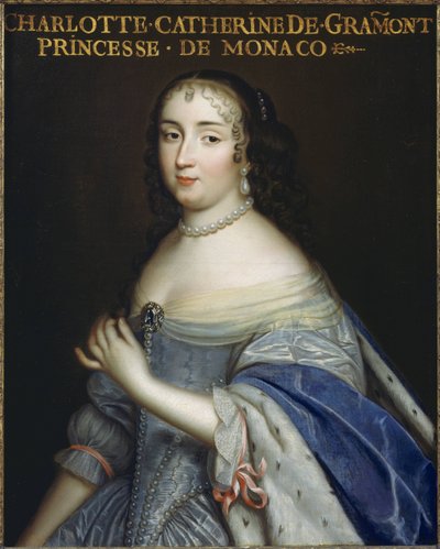 Catherine-Charlotte de Gramont (1638-1678), Princesa de Mónaco y Duquesa de Valentinois, así como amante del rey francés Luis XIV de Unbekannt Unbekannt